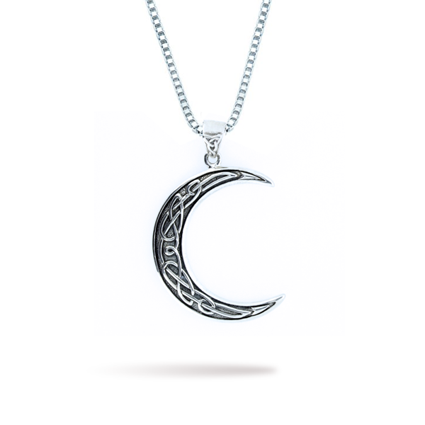 Celtic Crescent Moon - Irish Charm